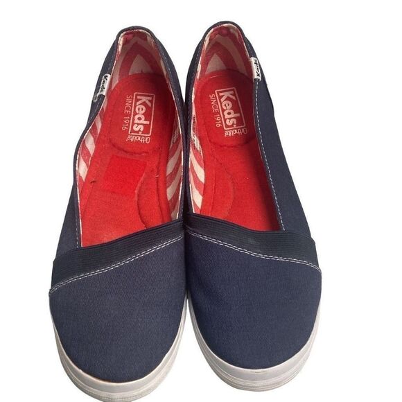 KEDS Women’s Slip On Cali Sneakers Size 6.5 Blue‎ - Picture 2 of 9